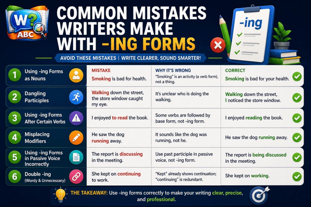 wordconfusion-Common Mistakes Writers Make With -Ing Forms-img