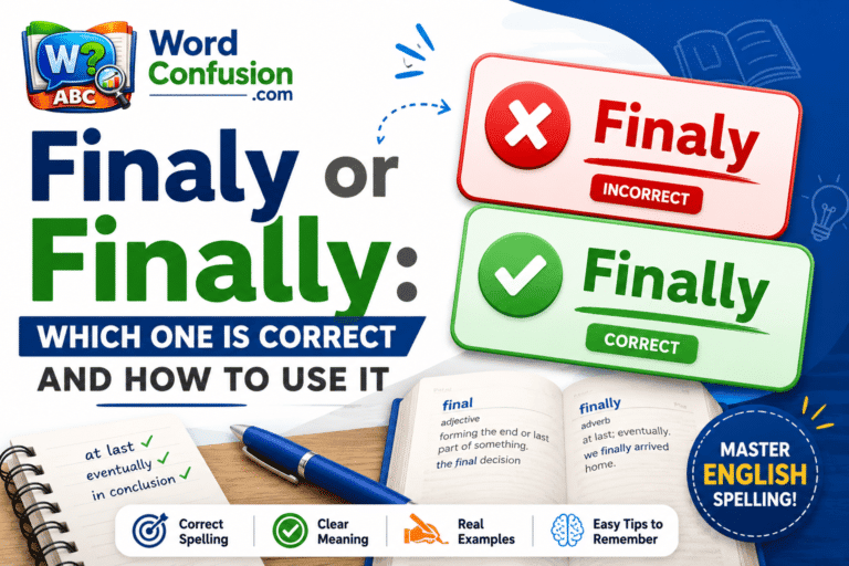 wordconfusion-Finaly or Finally: Which One Is Correct and How to Use It-Featured image