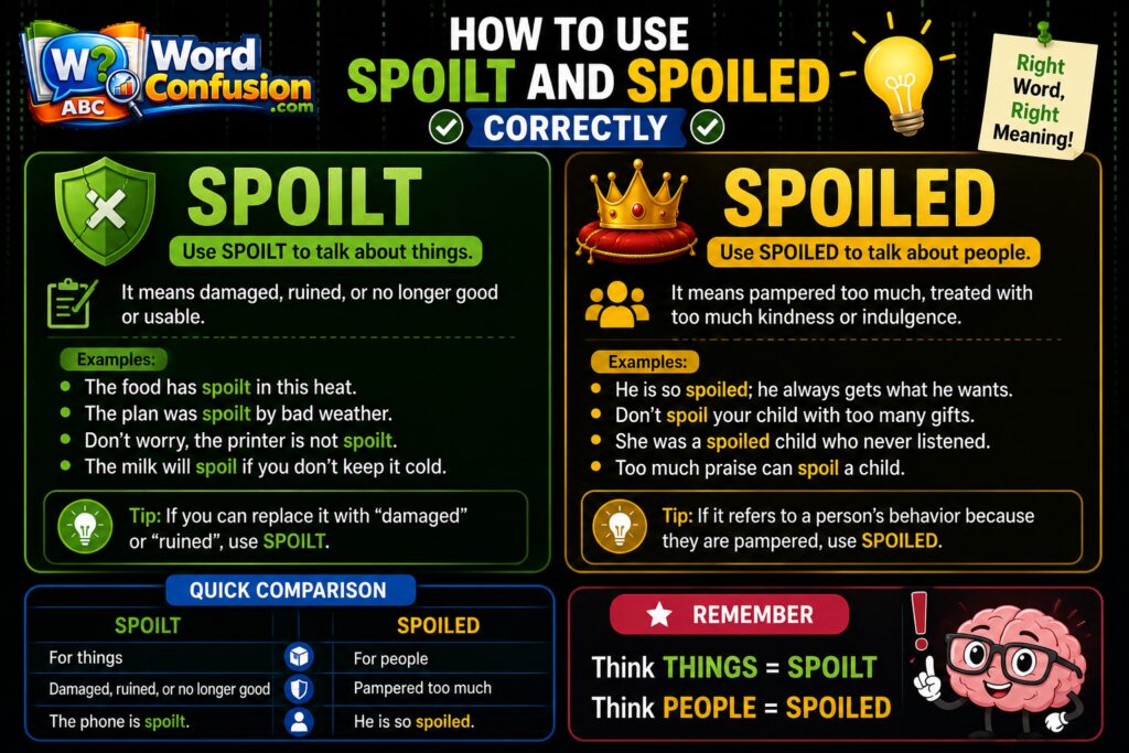 wordconfusion-How to Use Spoilt and Spoiled Correctly-img