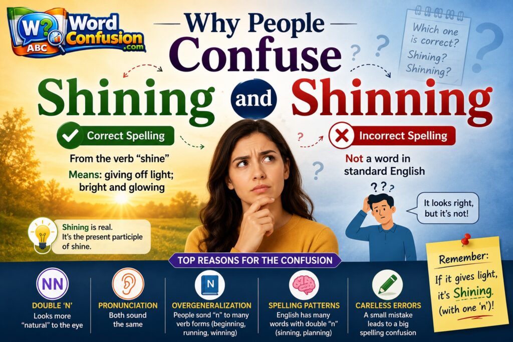 wordconfusion-Why People Confuse Shining and Shinning-img