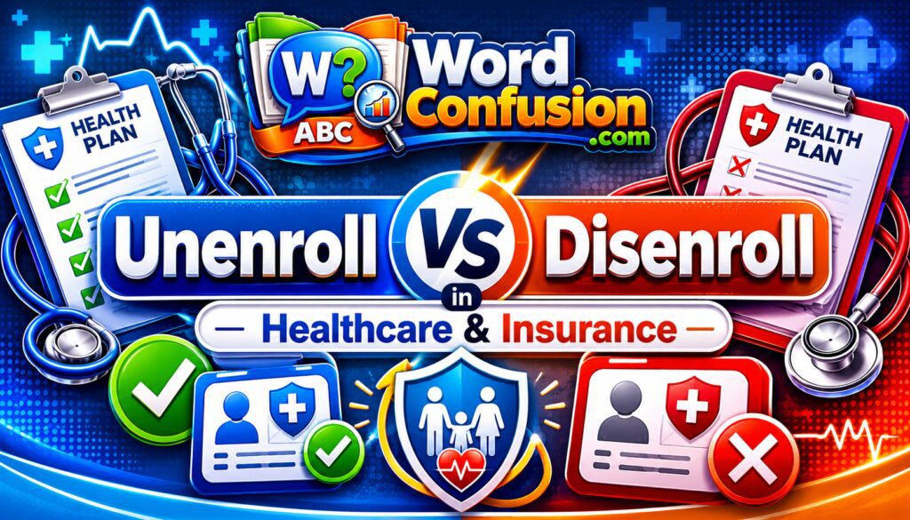 wordconfusion-Unenroll vs Disenroll in Healthcare and Insurance-img
