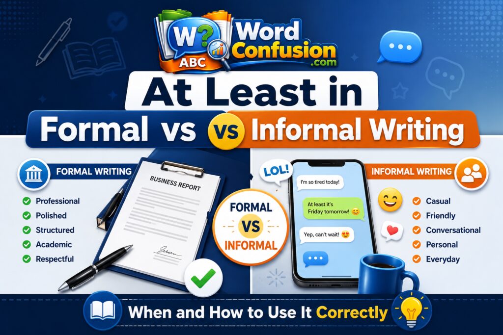 wordconfusion-At Least in Formal vs Informal Writing-img