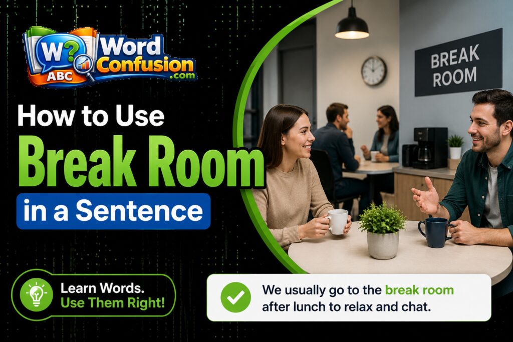 wordconfusion-How to Use Break Room in a Sentence-img