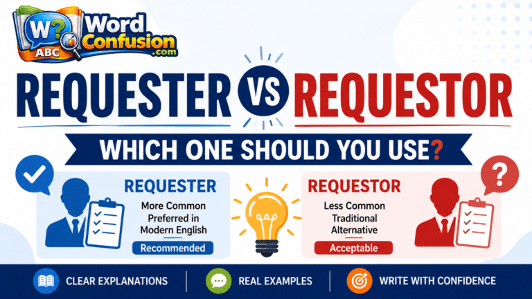 wordconfusion-Requester vs Requestor: Which One Should You Use?-Featured image