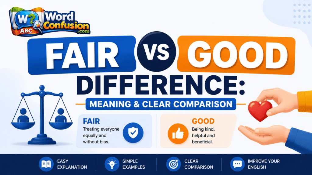 Fair vs Good Difference: Meaning,& Clear Comparison