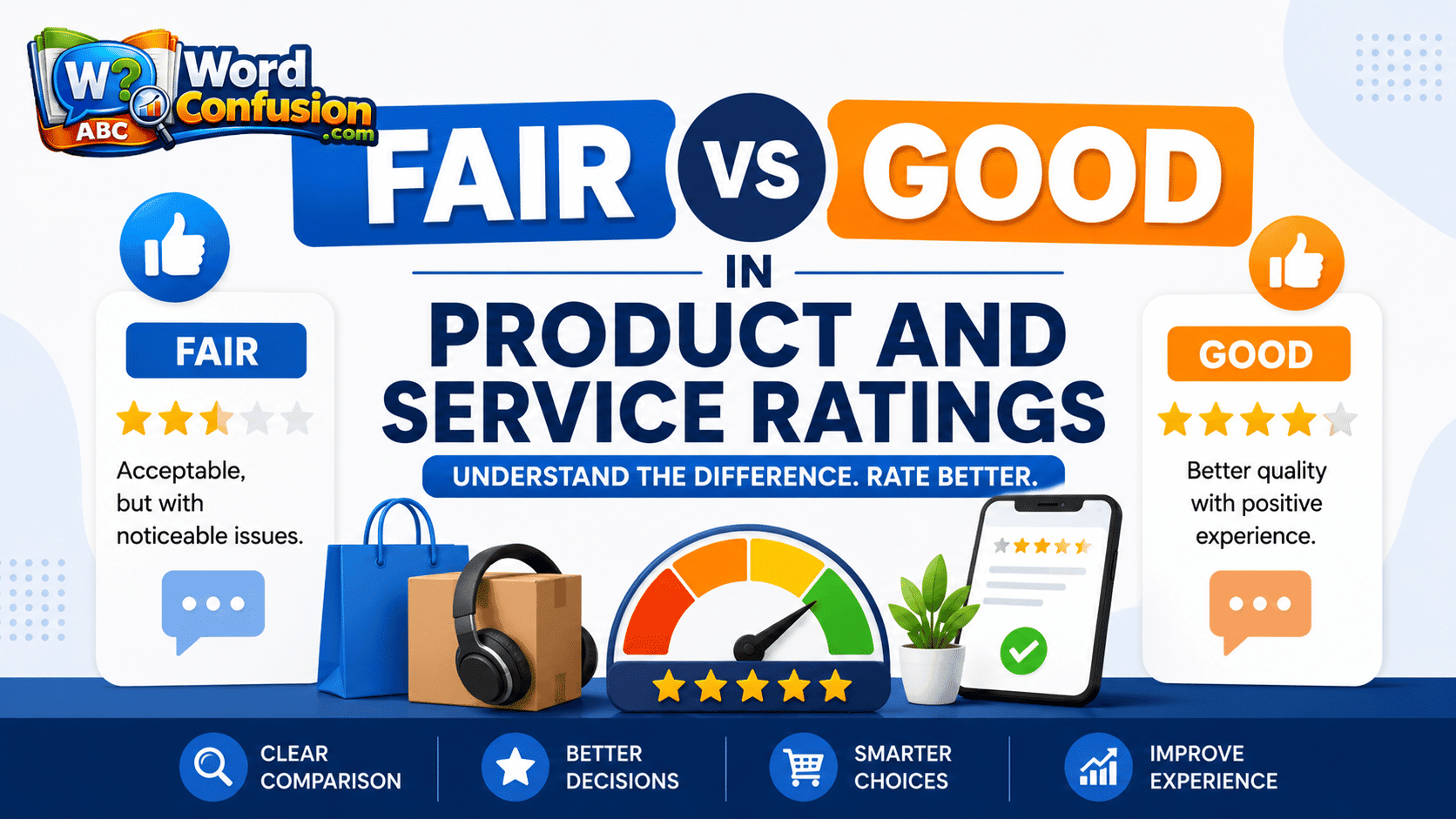 wordconfusion-Fair vs Good in Product and Service Ratings-img