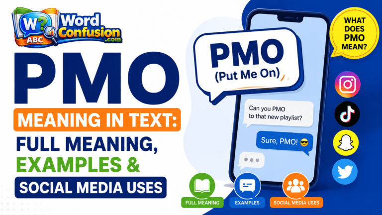 wordconfusion-PMO Meaning in Text:Full Meaning, Examples & Social Media Uses-Featured image