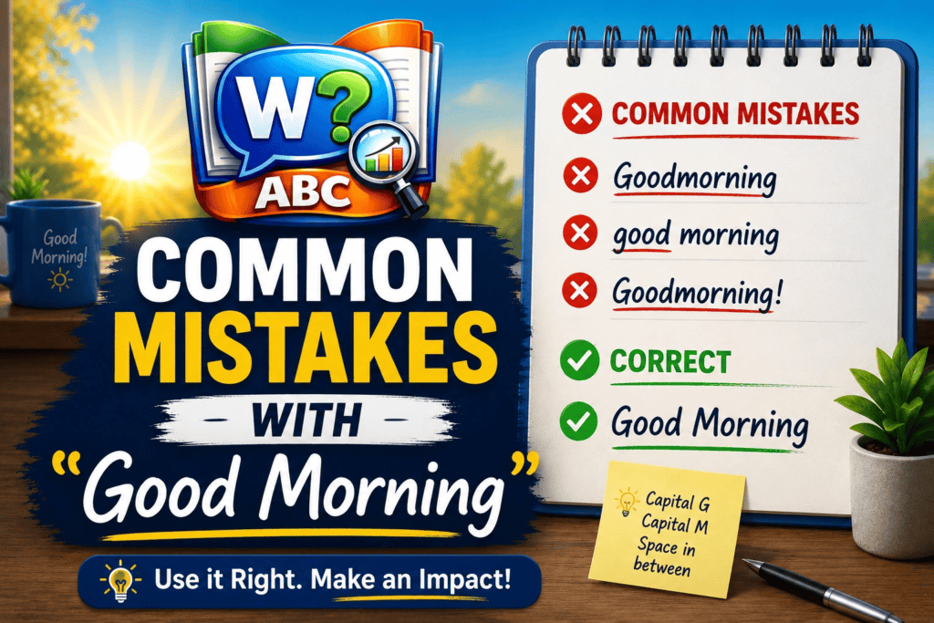 wordconfusion-Common Mistakes with “Good Morning”-img