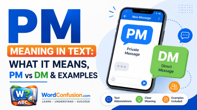 wordconfusion-PM Meaning in Text: What It Means, PM vs DM & Examples-Featured image