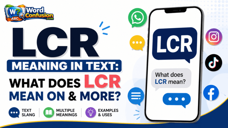 wordconfusion-LCR Meaning in Text: What Does LCR Mean on & More?-Featured image