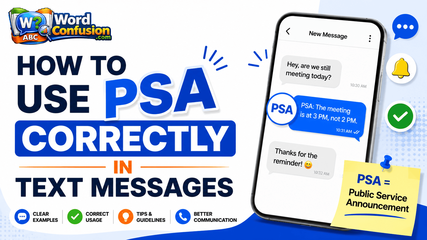 wordconfusion-How to Use PSA Correctly in Text Messages-img