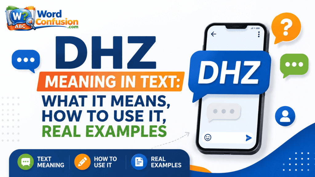 DHZ Meaning in Text: What It Means, How to Use It,Real Examples