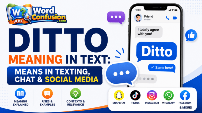 wordconfusion-Ditto Meaning in Text: Means in Texting, Chat & Social Media-Featured image