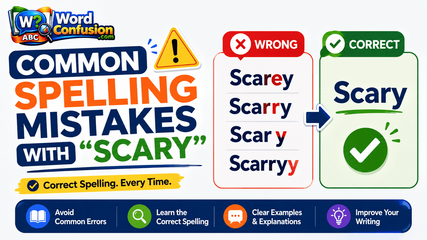 Common Spelling Mistakes with “Scary”-webp