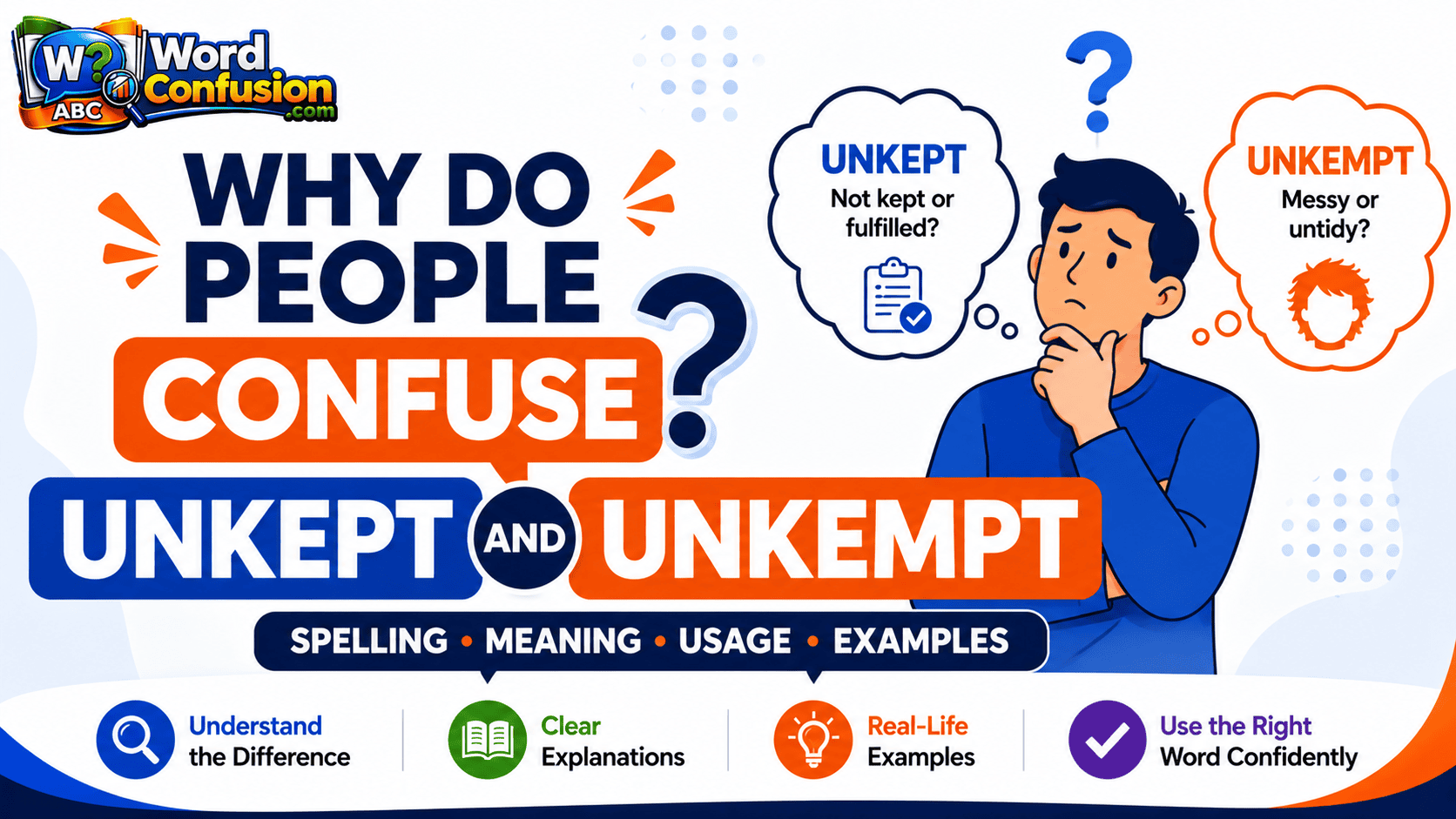 Why Do People Confuse Unkept and Unkempt?-img