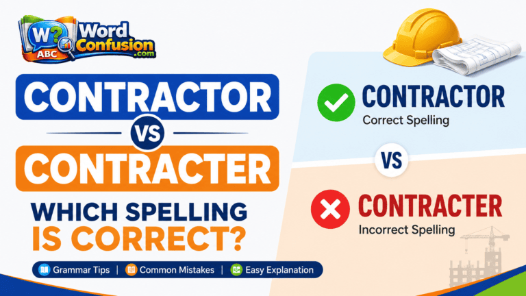 Contractor vs Contracter: Which Spelling Is Correct?-Featured image