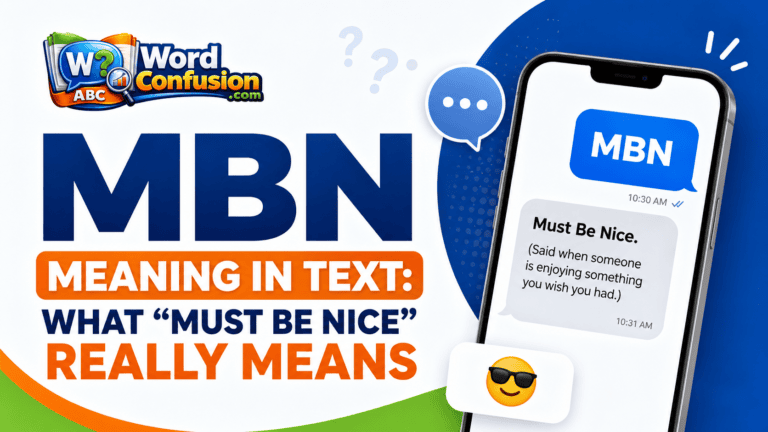 MBN Meaning in Text: What “Must Be Nice” Really Means-Featured image