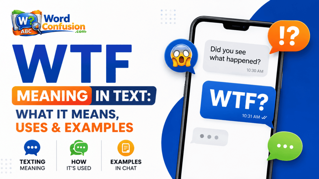 WTF Meaning in Text: What It Means, Uses & Examples