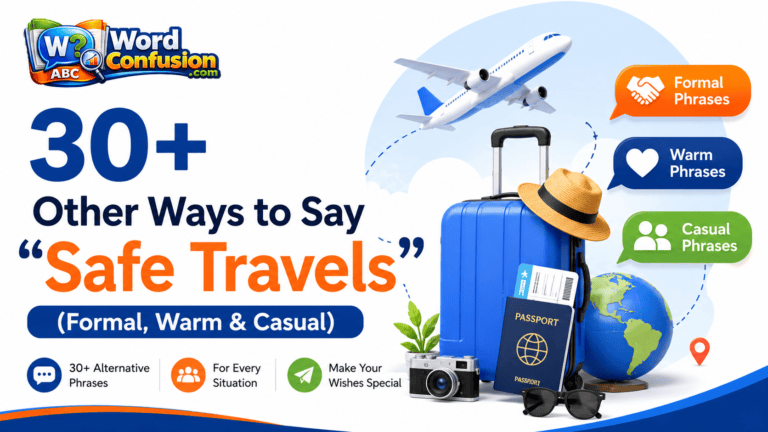 30+ Other Ways to Say “Safe Travels” (Formal, Warm & Casual)-Featured image