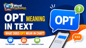 OPT Meaning in Text: What Does OPT Mean in Chat?-Featured image