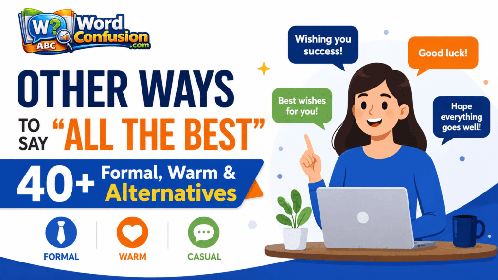 Other Ways to Say “All the Best”: 40+ Formal, Warm & Alternatives