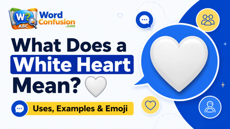 wordconfusion-What Does a White Heart Mean? 🤍 Uses, Examples & Emoji-Featured image