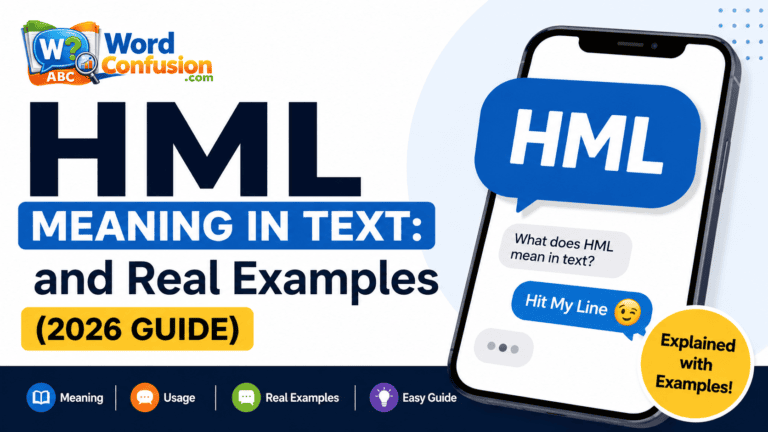 wordconfusion-HML Meaning in Text: and Real Examples (2026 Guide)-Featured image