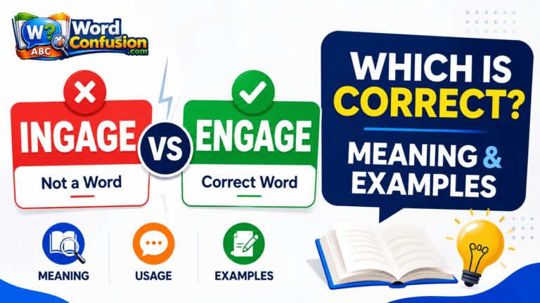wordconfusion-Ingage vs Engage: Which Is Correct? Meaning & Examples-Featured image
