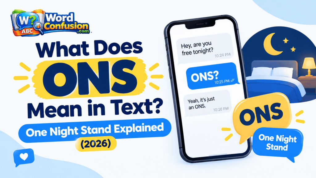 What Does ONS Mean in Text? One Night Stand Explained (2026)