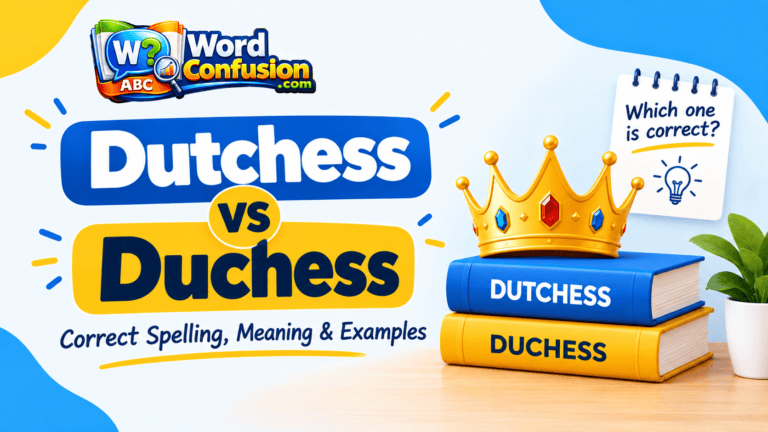 Dutchess vs duchess spelling