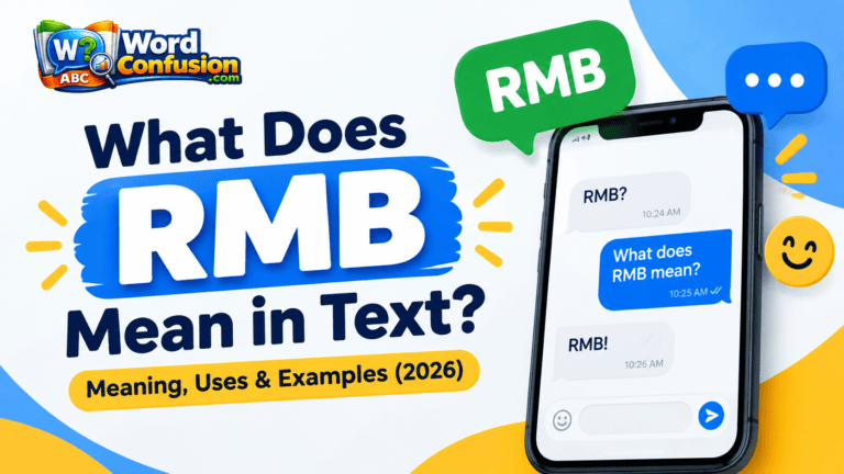 RMB meaning in text
