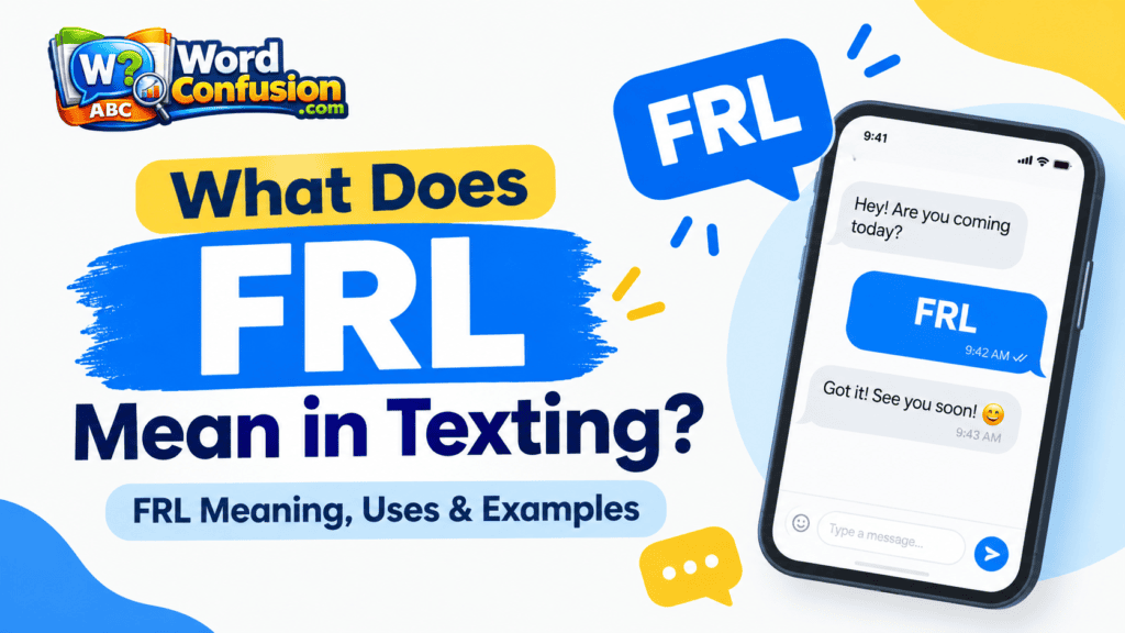 What Does FRL Mean in Texting? FRL Meaning, Uses & Examples