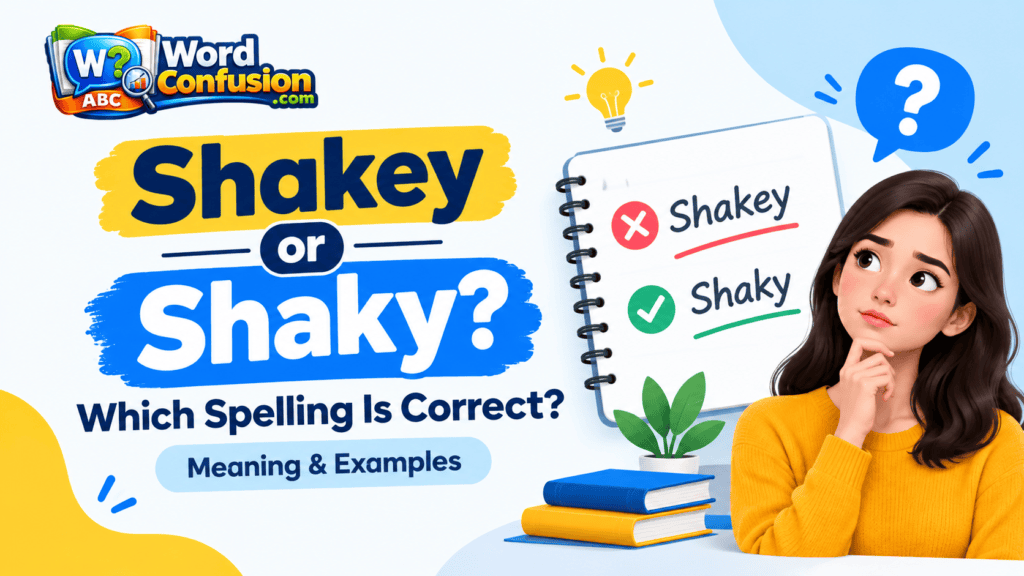 Shakey or Shaky? Which Spelling Is Correct? Meaning & Examples