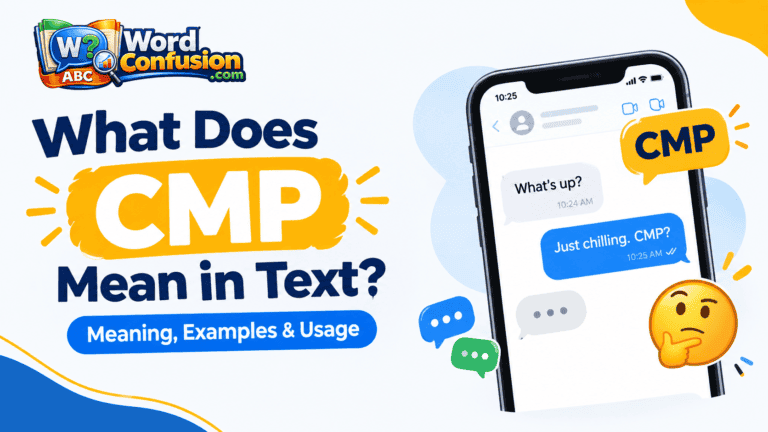 CMP meaning in text
