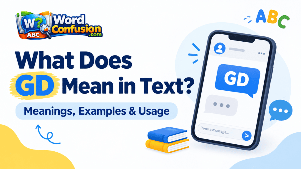 What Does GD Mean in Text? Meanings, Examples & Usage