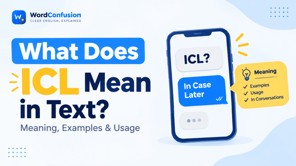 What Does ICL Mean in Text? Meaning, Examples & Usage