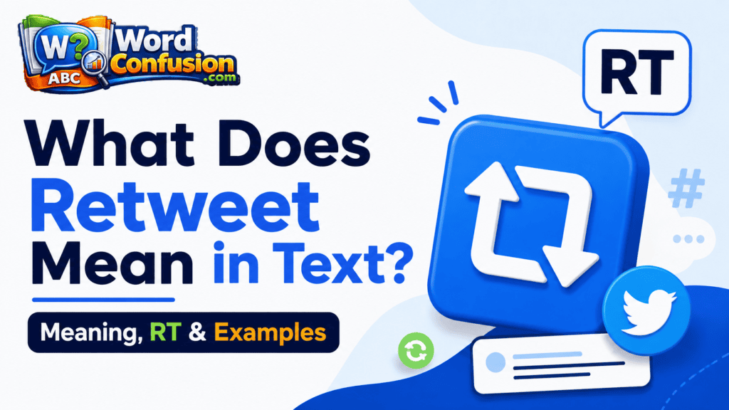 What Does Retweet Mean in Text? Meaning, RT & Examples