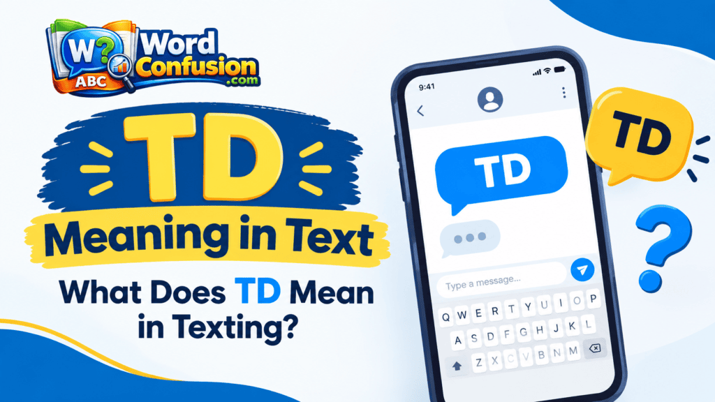 TD Meaning in Text: What Does TD Mean in Texting?