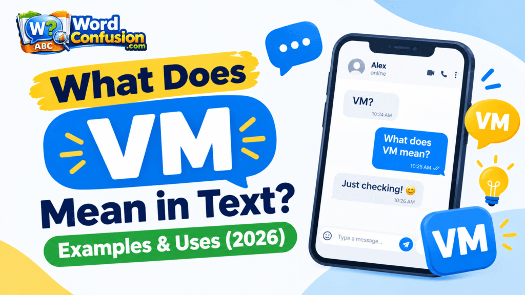 What Does VM Mean in Text? đź’¬ Examples & Uses (2026)