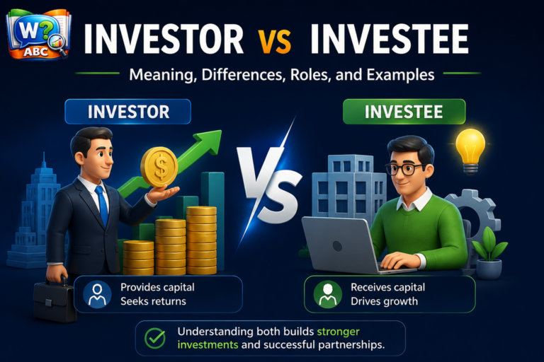 wordconfusion-Investor vs Investee: Meaning, Differences, Roles, and Examples-Featured image