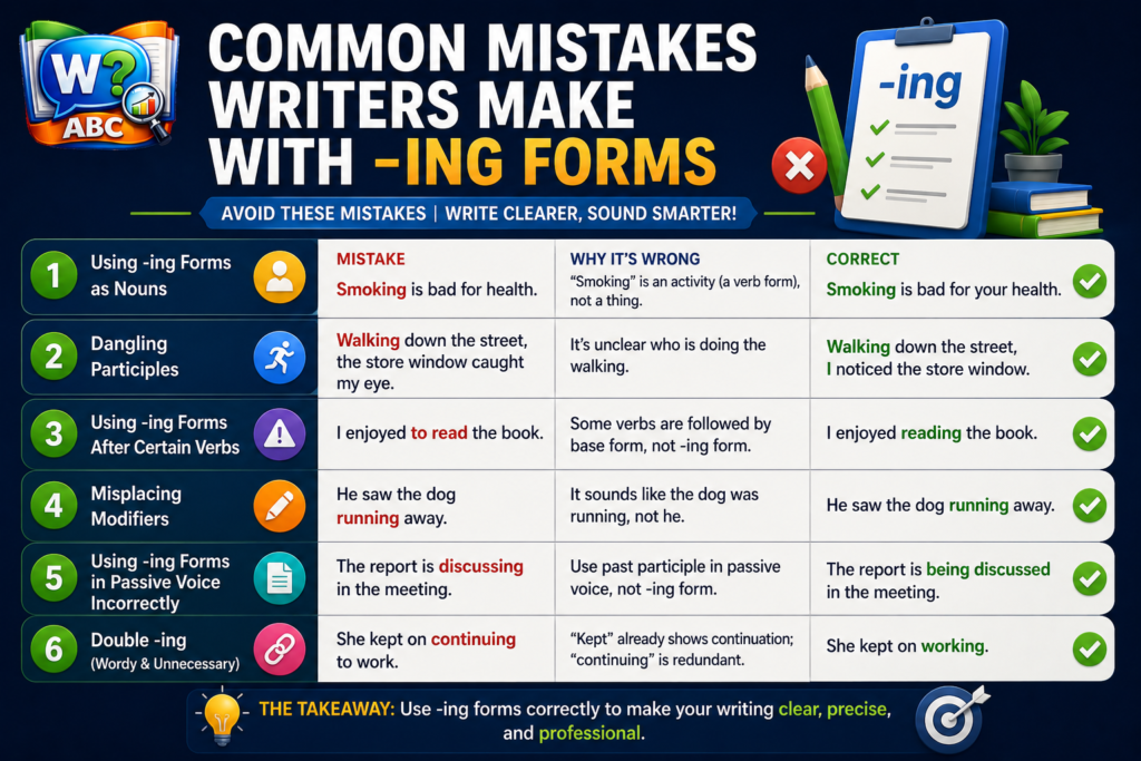 wordconfusion-Common Mistakes Writers Make With -Ing Forms-img