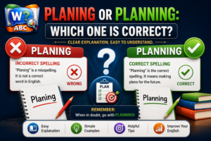wordconfusion-Planing or Planning: Which One Is Correct?-Featured image