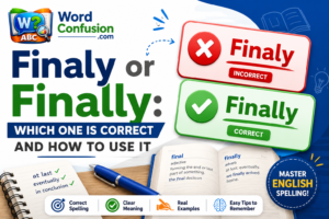 wordconfusion-Finaly or Finally: Which One Is Correct and How to Use It-Featured image