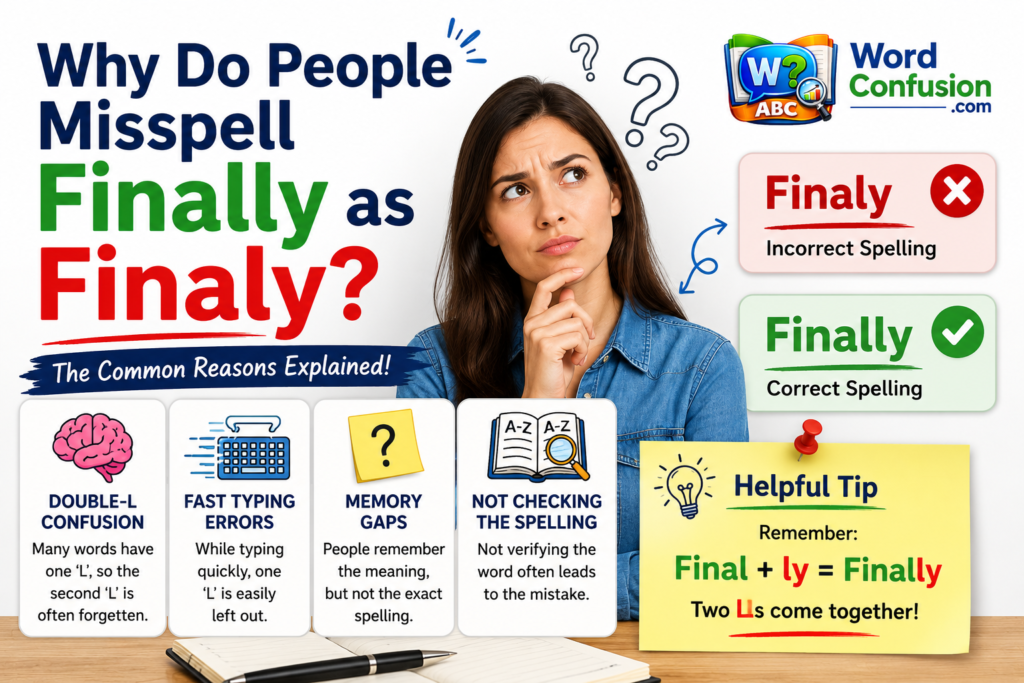 wordconfusion-Why Do People Misspell Finally as Finaly?-img