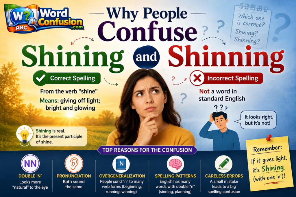 wordconfusion-Why People Confuse Shining and Shinning-img