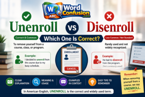 wordconfusion-Unenroll vs Disenroll: Which One Is Correct?-Featured image