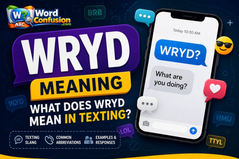 wordconfusion-WRYD Meaning: What Does WRYD Mean in Texting?-Featured image