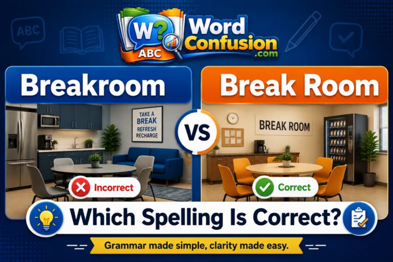 wordconfusion-Breakroom or Break Room: Which Spelling Is Correct?-Featured image