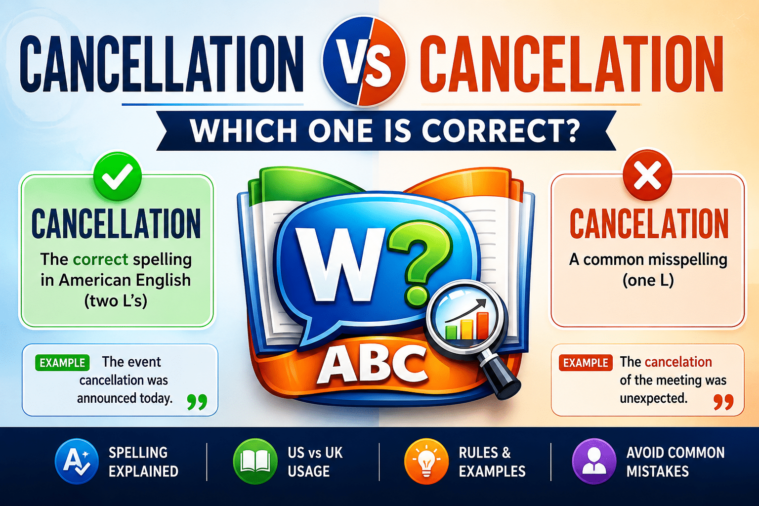 wordconfusion-Cancellation vs Cancelation: Which One Is Correct?-Featured image