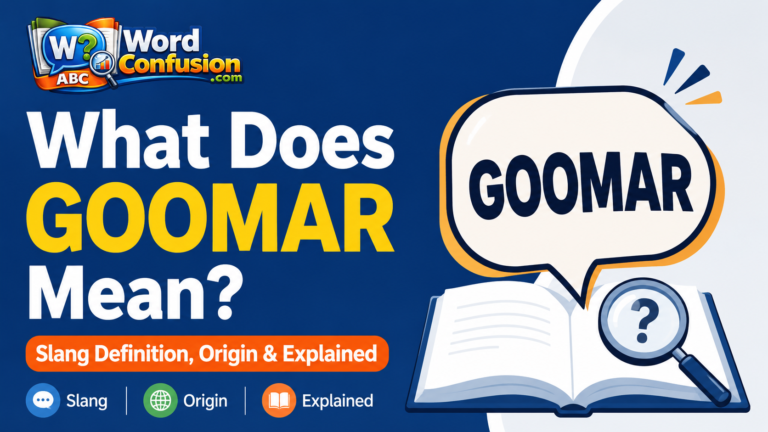 wordconfusion-What Does Goomar Mean? Slang Definition, Origin & Explained-Featured image